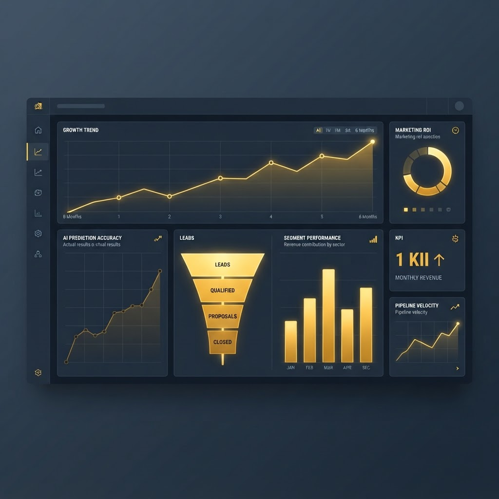 AI-driven SaaS analytics dashboard